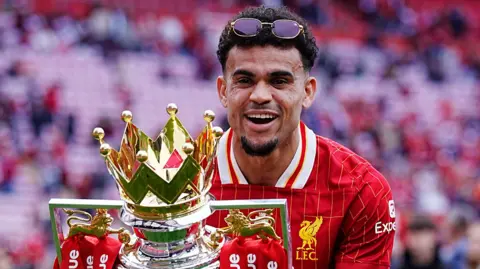 Liverpool forward Luis Diaz