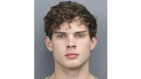 Braden Eric Peters, AKA Clavicular, is seen in a booking photo