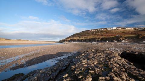 Ogmore-by-sea in the Vale of Glamorgan