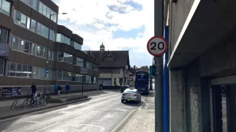 Andy Trigg/BBC Rose Lane in Norwich