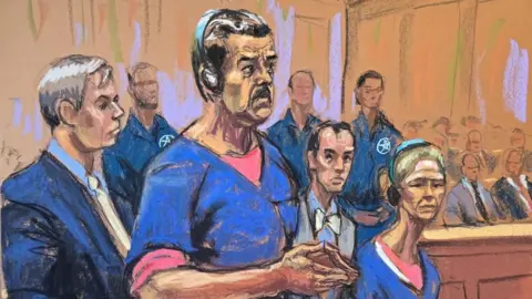 Reuters Venezuela's captured President Nicolas Maduro and his wife Cilia Flores attend their arraignment