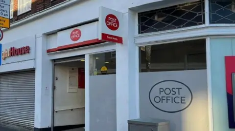 The Post Office branch in Grimsby town centre