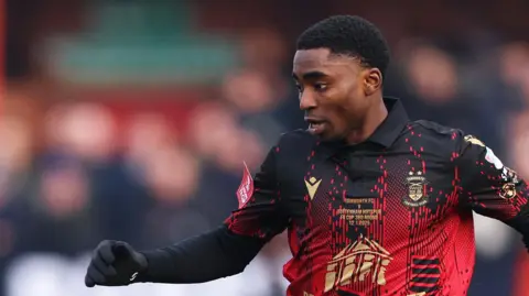 Beck-Ray Enoru in action for Tamworth