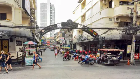 Gray Freeman via Getty Images Joshua Kershaw, from Grimsby, had been missing in Pattaya,a coastal city, since 12 January and failed to board his flight home on 19 January, 