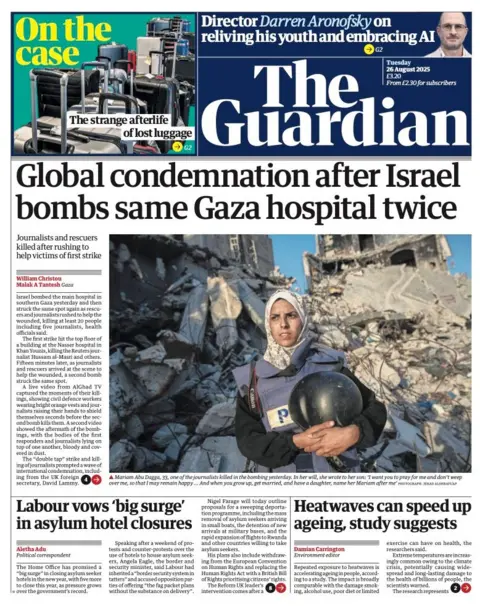 Title on the front of the guardian of reader: "The LEVEL GOOD ISRABY IS RELEASE ISRAEL BOM NOW DON'T DO",