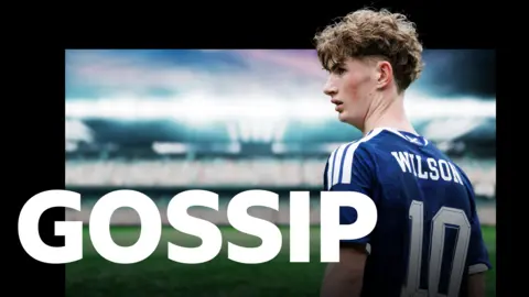 James Wilson playing for Scotland