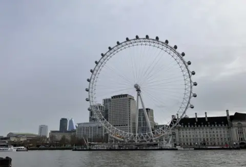 The London Eye by the River Thames