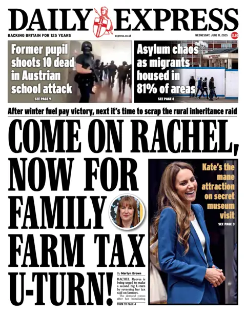  "Come on Rachel, now for family farm tax U-turn!"