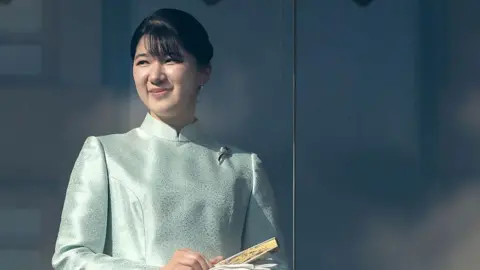  Japan's Princess Aiko attends the New Year's appearance by the Japanese imperial family at the Imperial Palace 