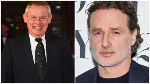 Getty Images Martin Clunes and Andrew Lincoln 