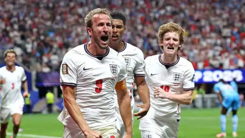 England celebrate