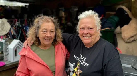 George King/BBC Ronnie Swain and Susan Gaunt