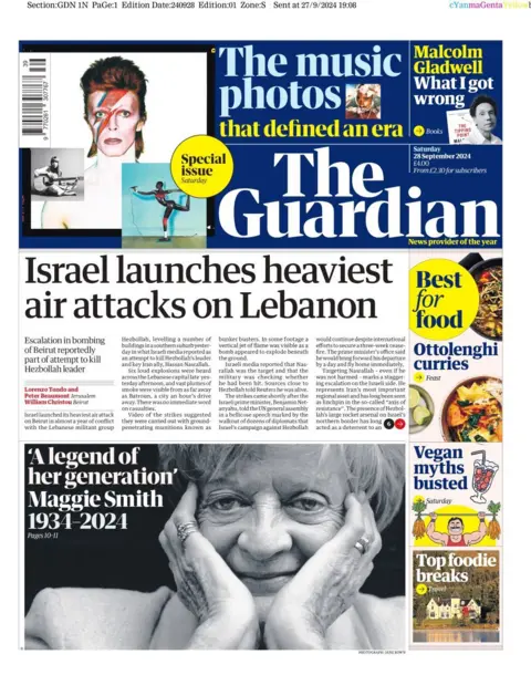 The Guardian beforehand   leafage   28 September 