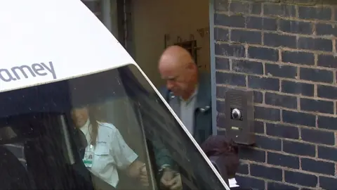Neil Foden leaving Mold Crown Court