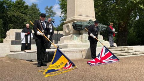 The 80th anniversary of the D-Day landings being commemorated at Ipswich War Memorial in Christchurch Park