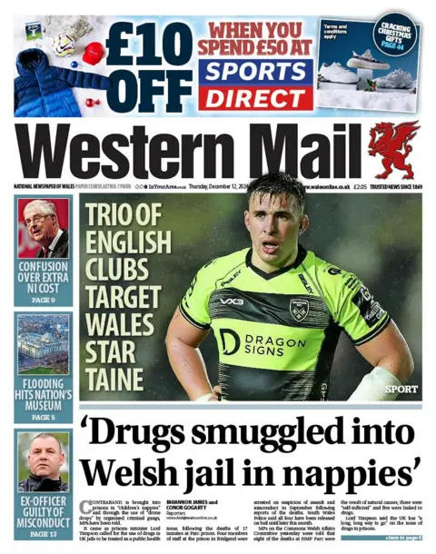 Western Mail Western Mail front page