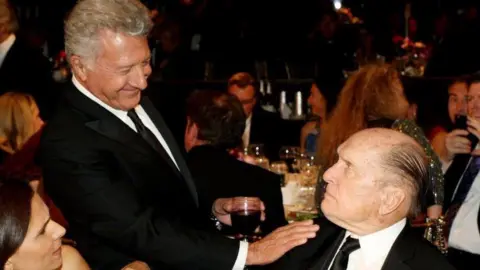 Getty Images Robert Duvall with Dustin Hoffman in 2014