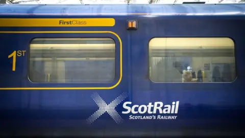 PA Media ScotRail train