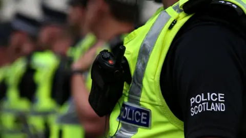 Police Scotland officer in uniform
