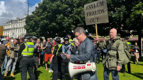 Glasgow counter protest