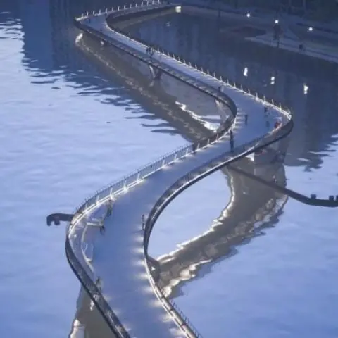 Newham Council Artist impression of the bridge