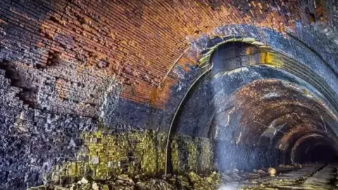 Forgotten Relics Inside of a tunnel 