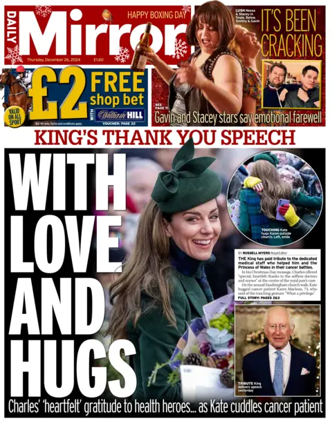 Daily Mirror: Dengan cinta dan pelukan