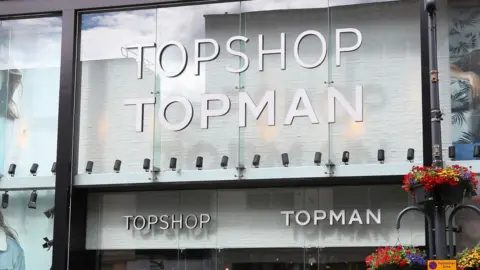 Getty Images A Topshop/Topman storefront
