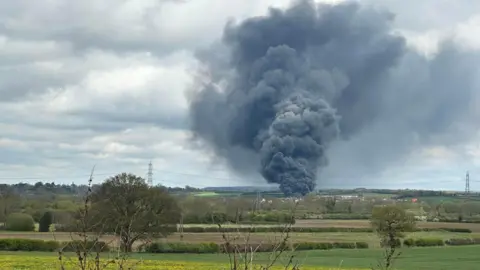 Jeff Knight Smoke billowing into the sky