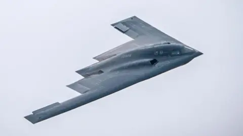 A B-2 stealth bomber