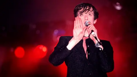 Pulp play Glastonbury in 1995