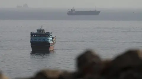 Tankers in strait of hormuz