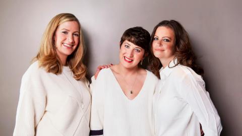 Rachel Bland, Lauren Mahon and Deborah James who presented the You, Me and the Big C podcast
