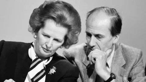 Getty Images Margaret Thatcher & Norman Tebbit