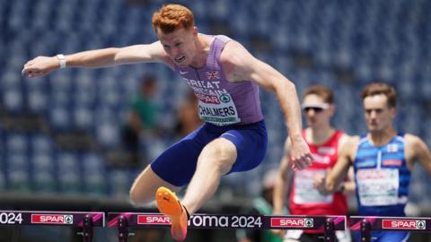 Alastair Chalmers at the European Championships