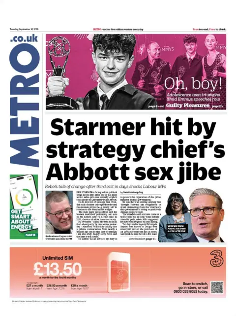  “Starmer hit by strategy chief's Abbott sex jibe".