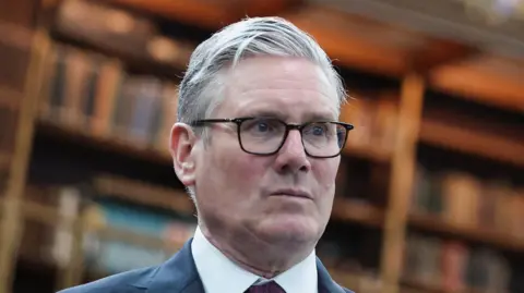 PA Media Sir Keir Starmer at the British Museum in London.