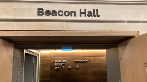 Bristol Beacon View of the Beacon Halls name above its entrance