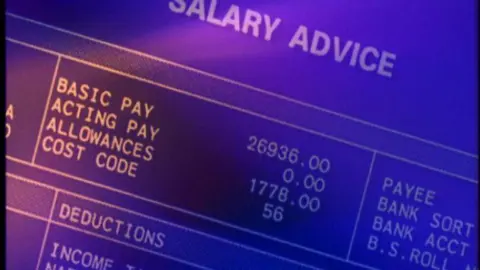 BBC Wage slip