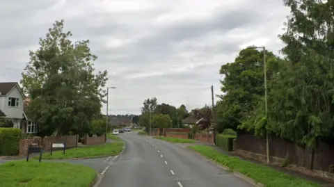 A google maps image of Lovedean Lane, Catherington