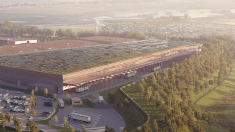 An aerial view of the Rolls-Royce Motor Cars expansion plans