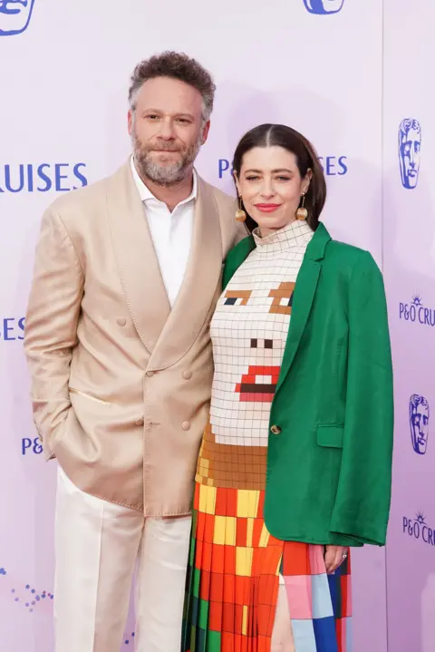 PA Media Seth Rogen and Lauren Miller Rogen 