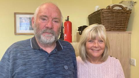 Couple from pensioners group in Bamber Bridge