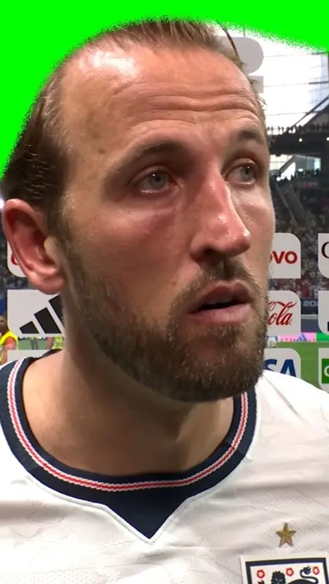 Harry Kane in a post-match interview after Argentina beat England in the World Cup semi-final