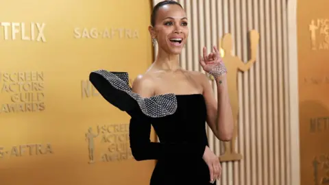 Getty Images Zoe Saldaña attends the 31st Annual Screen Actors Guild Awards at Shrine Auditorium and Expo Hall on February 23, 2025 in Los Angeles, California