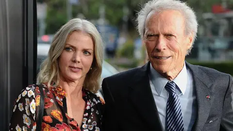 Getty Images Clint Eastwood and Christina Sandera at a screening of Sully