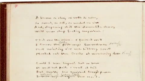 Sotheby's Emily Brontë's rare handwritten poems