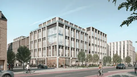 Corstorphine & Wright Ltd/Pioneer Group Ltd Artists impressions of the new Grafton Centre 