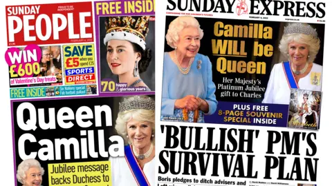 Sunday People and Sunday Express