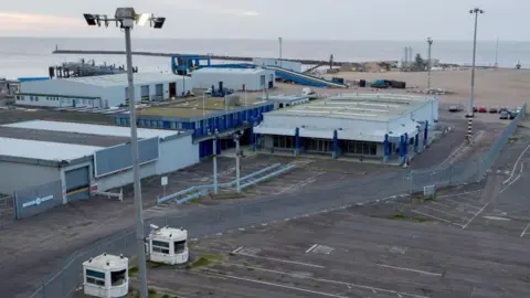 Richard Baker/Getty Images Ramsgate Port completely empty in 2019